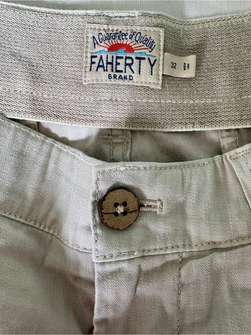 Faherty Linen Shorts